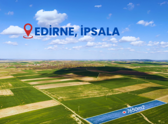 Edirne, İpsala, Sultanköy’de Yatırımlık Arazi 6835m2