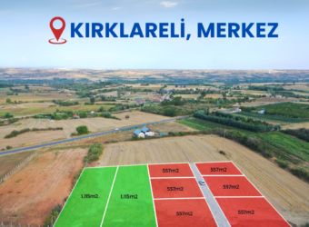 Kırklareli, Merkez, Karacaibrahim Mahallesin’de 1000 m2